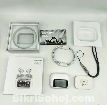 A9 Pro ANC Touch Screen Display Earbuds